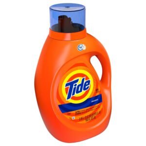 Tied washing detergent